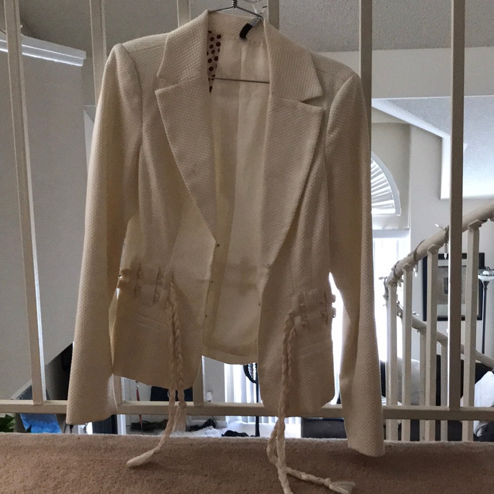 White blazer